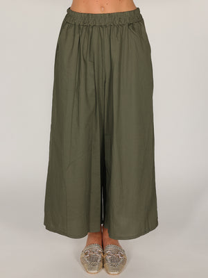 Pantalone palazzo in cotone