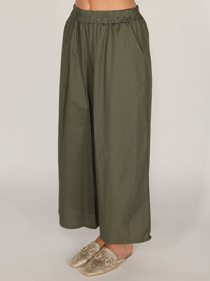 Pantalone palazzo in cotone