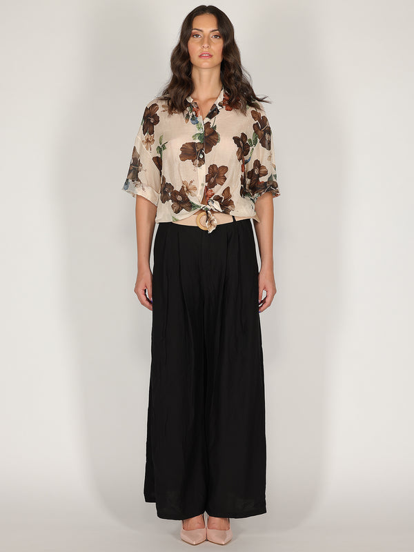 Camicia voile nodo vita
