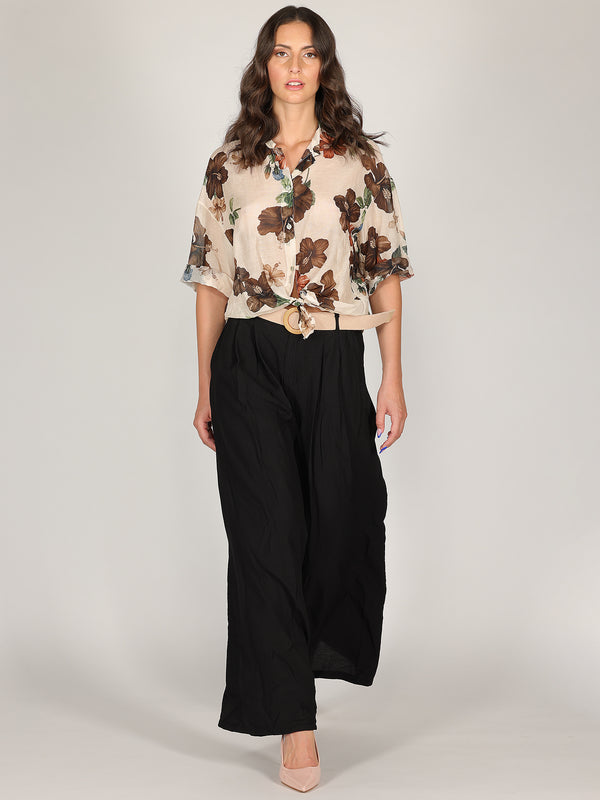 Camicia voile nodo vita