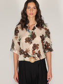 Camicia voile nodo vita
