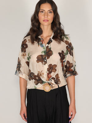 Camicia voile nodo vita