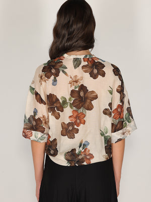 Camicia voile nodo vita