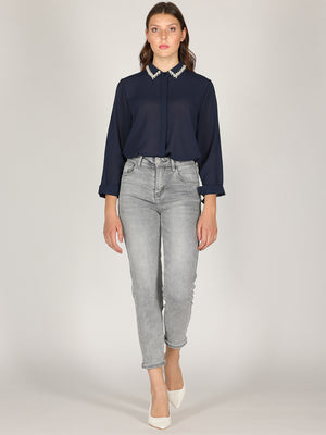 Camicia con perle