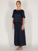 Pantalone palazzo in cotone