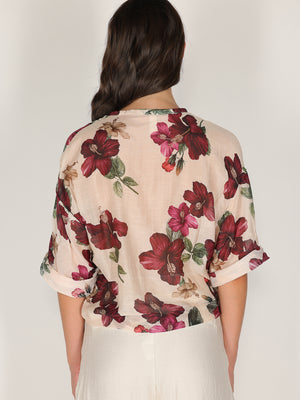 Camicia voile nodo vita