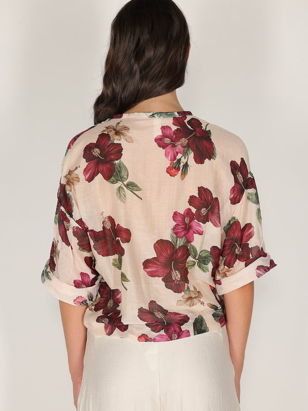 Camicia voile nodo vita