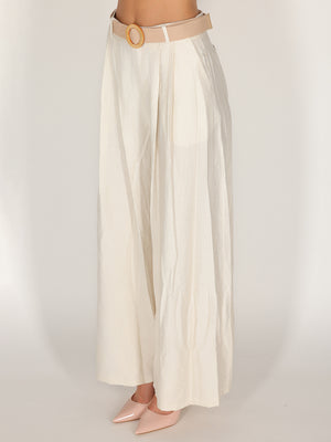 Pantalone palazzo con pence