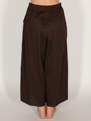 Pantalone palazzo in cotone