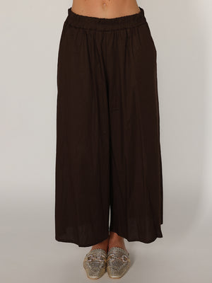 Pantalone palazzo in cotone