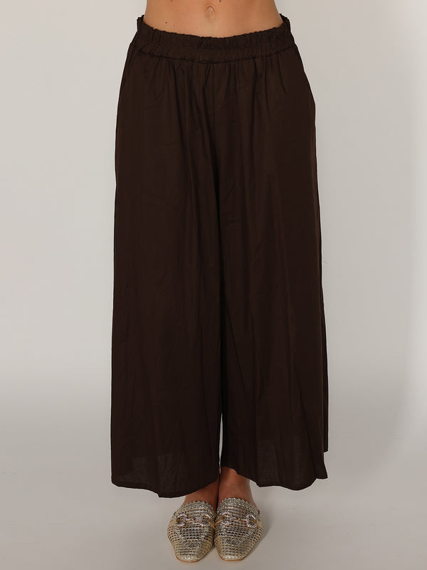 Pantalone palazzo in cotone