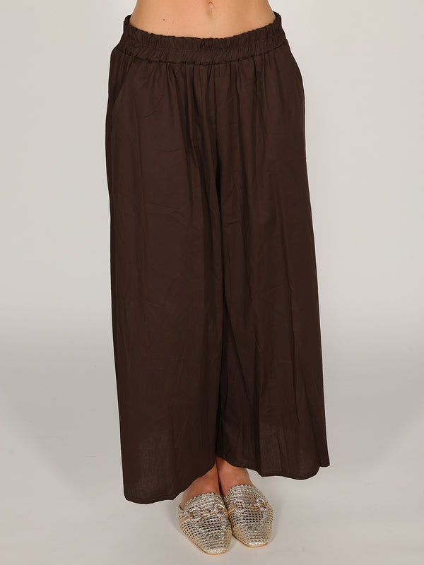 Pantalone palazzo in cotone