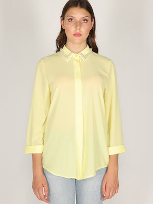 Camicia con perle