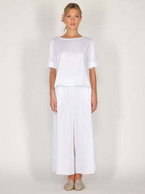 Pantalone palazzo in cotone