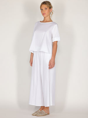 Pantalone palazzo in cotone