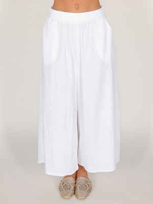 Pantalone palazzo in cotone