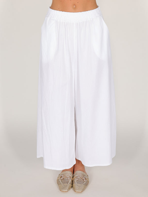 Pantalone palazzo in cotone