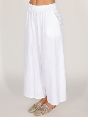 Pantalone palazzo in cotone