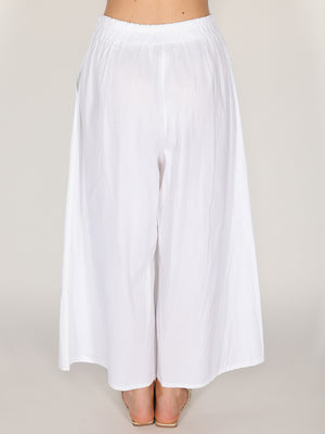 Pantalone palazzo in cotone