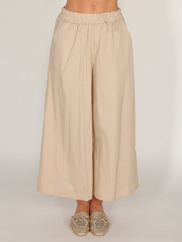 Pantalone palazzo in cotone