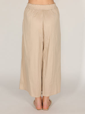 Pantalone palazzo in cotone