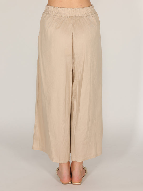 Pantalone palazzo in cotone