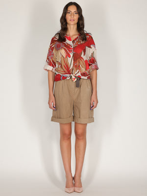 Camicia voile nodo vita