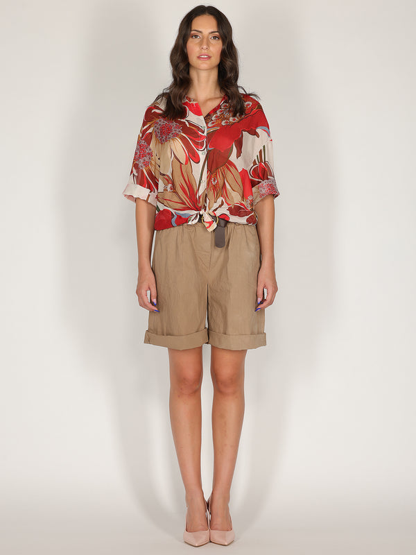 Camicia voile nodo vita