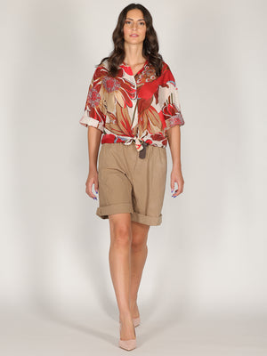 Camicia voile nodo vita