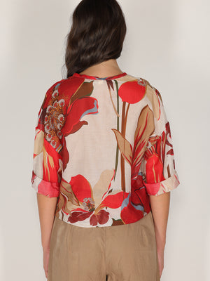 Camicia voile nodo vita