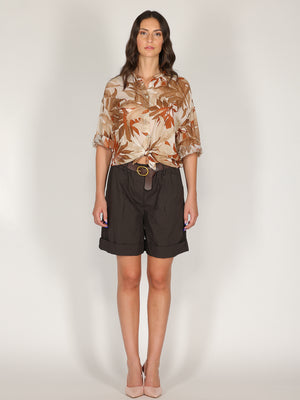 Camicia voile in fantasia