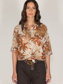 Camicia voile in fantasia
