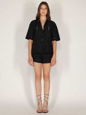 Camicia e short in lino