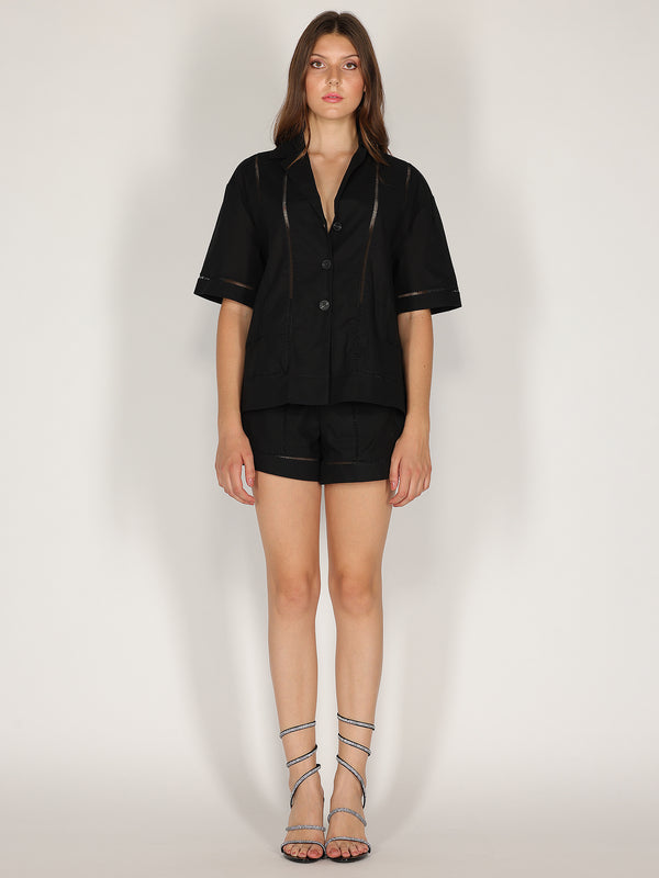 Camicia e short in lino