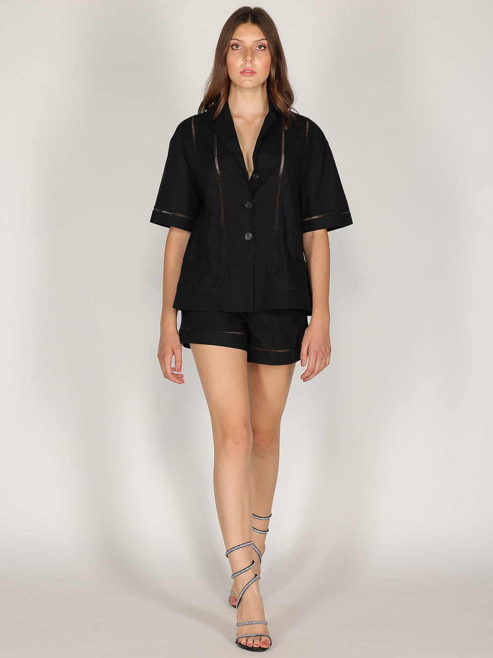 Camicia e short in lino