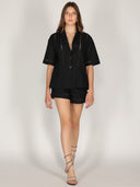 Camicia e short in lino