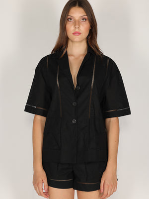 Camicia e short in lino
