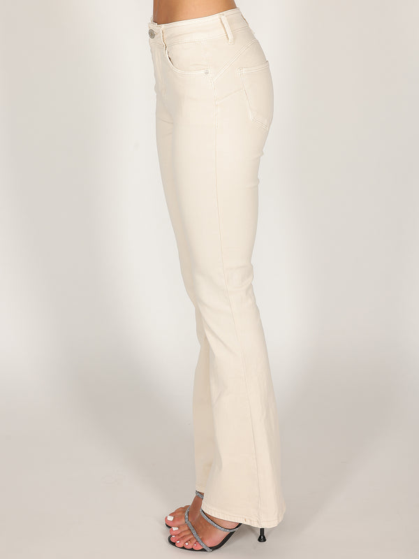 Pantalone Beige a zampa