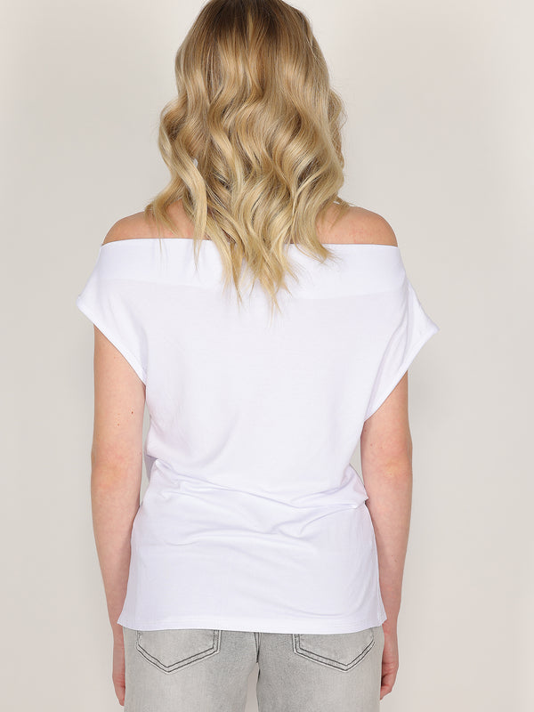 Maglia con bottone laterale