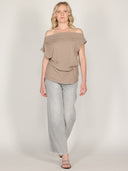 Maglia con bottone laterale