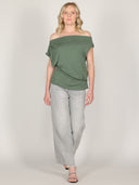 Maglia con bottone laterale