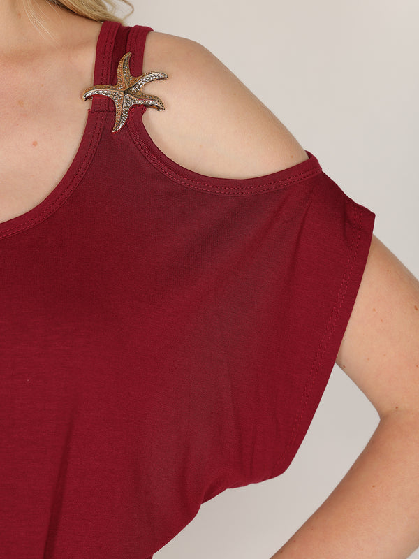 Maglia con gioiello