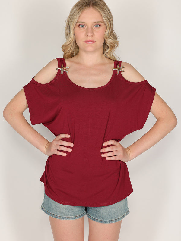 Maglia con gioiello