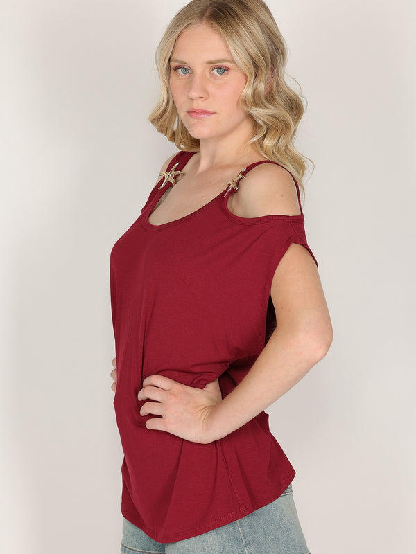Maglia con gioiello