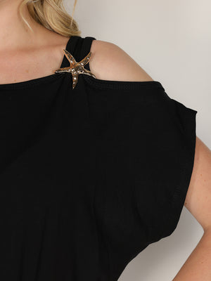 Maglia con gioiello