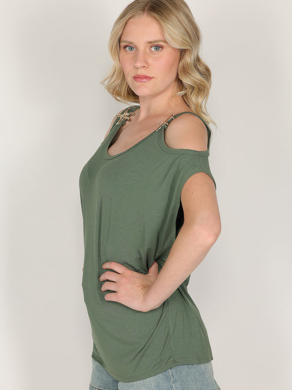 Maglia con gioiello