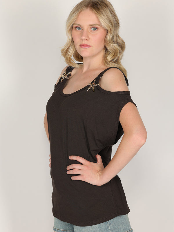 Maglia con gioiello