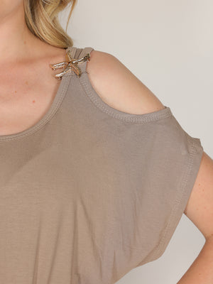 Maglia con gioiello