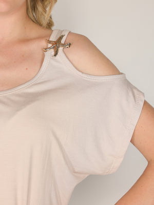 Maglia con gioiello
