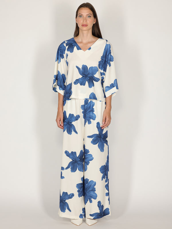 Maglia in fantasia floreale